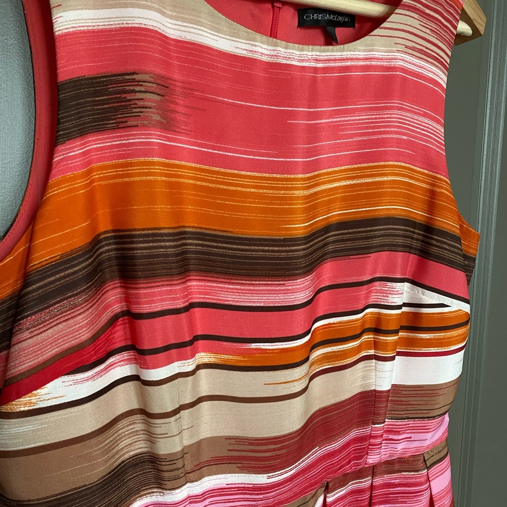 Pink and Orange Dress